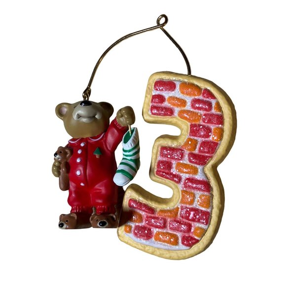 Hallmark Child's Third (3rd) Christmas Ornament - Picture 1 of 11
